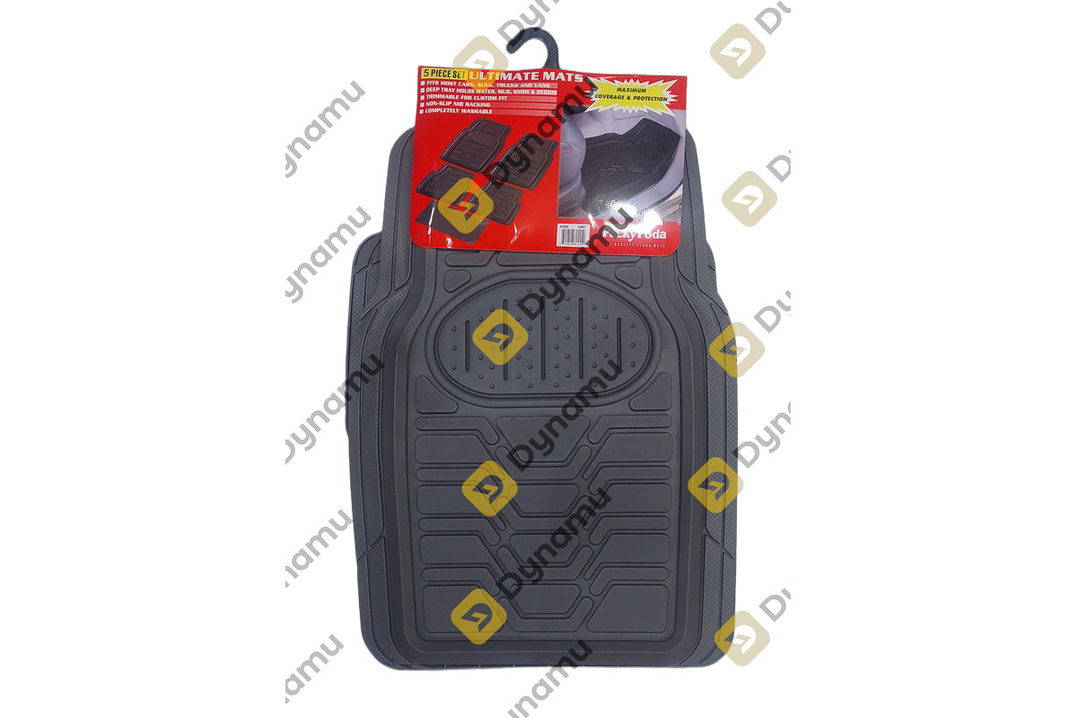 Universal Car Floor Mats - 5 Pack